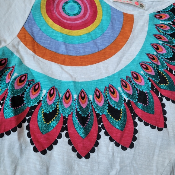 Desigual Multicolor Kids Dress with Bold Patterns Size 13/14 - Picture 5 of 9